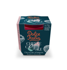 DOLCE ITALIA Sūrio pyragas su avietėmis DOLCE ITALIA, 6x75g 75g