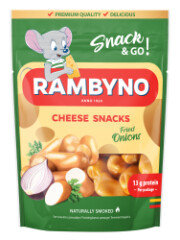 RAMBYNO Lyd.rūk.sūrio užkandis su kep.svog.,75g 75g