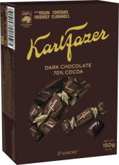 KARL FAZER Šokoladiniai saldainiai 70% Cocoa 150g