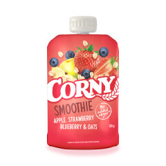 CORNY Apple, strawberry and blueberry smoothie with oatmeal 120g