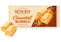 ROSHEN Balta porainā šokolāde ar karameli 80g