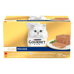 GOURMET GOLD Gourmet konservai katėms GOLD 4x85g 340g