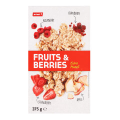 RIMI Müsli Extra Fruits and Berries 375g