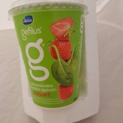 VALIO Jogurts Gefilus zemeņu spinātu 2% 380g