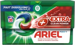 ARIEL Veļas mazgāšanas kapsulas Extra Clean kartona kastē 20pcs