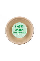 GO GREEN Kauss suhkruroost biolagunev 10pcs