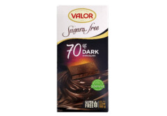 VALOR Becukris juodasis sokoladas 70% , VALOR 100g