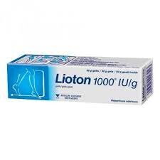 LIOTON 1000 Lioton 1000 UI/g gel. 100g (A.Menarini Ltd.) 100g