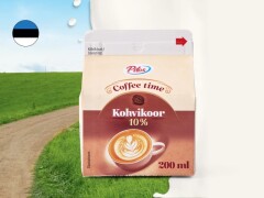PILOS Pasterizēts kafijas krējums 10% 200ml