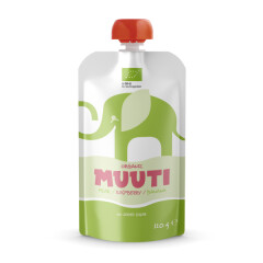 MUUTI Organic pear-rasberry-banana puree 110g