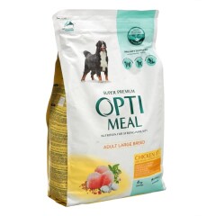 OPTIMEAL Saus. šunų ėdalas vištiena OPTIMEAL 4kg