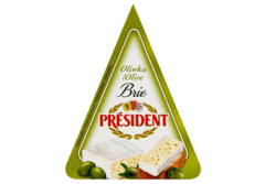 PRESIDENT Bri sūris PRESIDENT su Alyvuogėmis, 32% rieb. s. m. 125g