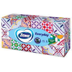 ZEWA Vienkartinės nosinaitės ZEWA Flower Power, 2 sl., 100 vnt. 100pcs
