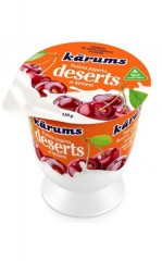KARUMS Whipped yog. dessert with cherries 120g