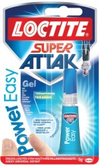 LOCTITE Koreguojami klijai LOCTITE SUPER ATTAK PowerEasy Gel, 3 g 0,003kg