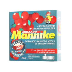 MIKAADO MANNAVAHUPULBER JÕHVIKA MANNIKE 0,2kg