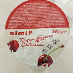 RIMI Jogurtas su vyšniomis RIMI, 390g 390g