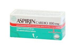 ASPIRIN CARDIO Aspirin Cardio 100mg skrandyje neirios tab. N98 (Bayer Schering Pharma AG, Vokietija) 98pcs