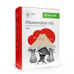 TARTU MILL Riis pikateraline 4x125g 500g