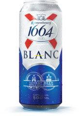 KRONENBOURG KRONENBOURG 1664 Blanc alus, 5 %, skardinėje, 0,5 l 0,5l