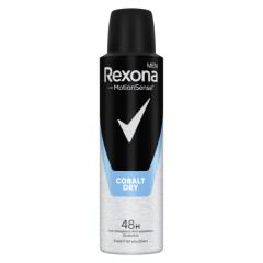 REXONA MEN Dezodorants vīr. Rexona Cobalt Dry izsmidzināms 150ml
