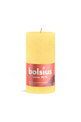 BOLSIUS NORDIC AB Bolsius lauaküünal päikeseline kollane 130/68 1pcs