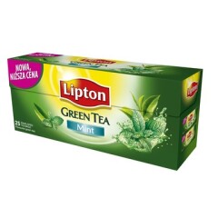 LIPTON Žalioji arbata su mėtomis 32,5g