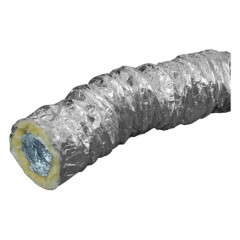 NO BRAND Ventilatsioonitoru ter. traat. alus. isol.Aluflex SONO Eiroplast Ø102mm/10m 1pcs