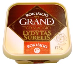 ROKIŠKIO GRAND Melted cheese spread "Rokiškio GRAND" 23% 175 g 175g