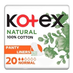 KOTEX Pesukaitsmed 100% Cotton Normal 20pcs