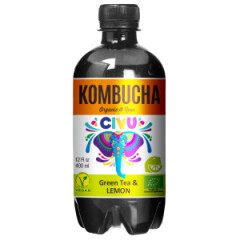 CIVU Mahe kombucha roh.tee sidrun. 400ml