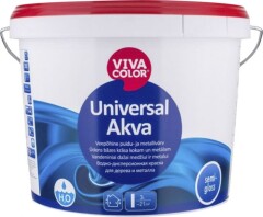 VIVACOLOR Un.värv universal akva A P/LÄ 2,7l