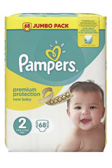 PAMPERS New baby 2 teipmähe 3-6 kg 1pcs