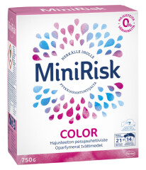 MINI RISK Skalbimo milteliai MINI RISK Color, 20 skalbimų, 750 g 750g