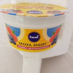 FARMI Kreeka jogurt vaarika-mustikamoosiga 150g