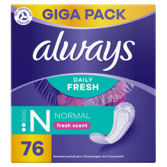 ALWAYS Pesukaitsmed Normal Fresh Scent 76pcs