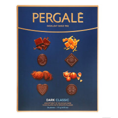 PERGALE Šok.sald.rink.PERGALĖ CLASSIC su juoduoju šokoladu 171g