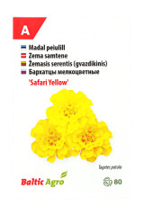 BALTIC AGRO Бархатцы мелкоцветные 'Safari Yellow' 80 семян 1pcs