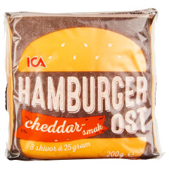 ICA Juust Cheddar hamburgerile 200g