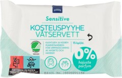 RAINBOW Wet wipes Sensitive 15pcs