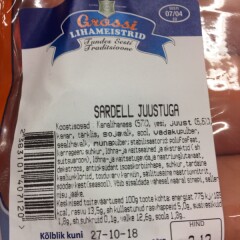 GROSSI LIHAMEISTRID Sardell juustuga 1kg