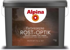 ALPINA Dekoratyviniai dažai APLINA ROST-OPTIK SET , 8-10m2 1,2l