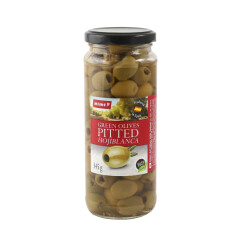 RIMI GREEN OLIVES WITHOUT STONES 345g