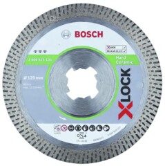 BOSCH Deimantinis pjovimo diskas BOSCH X-LOCK 125x1,4x10 mm 1pcs