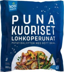 KOTIMAISTA Potato sectors on red skin. 600g