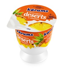 KARUMS Vahustatud jogurtidessert ananassiga 120g