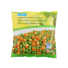 RIMI Carrot & peas mix Rimi frozen 400g 400g