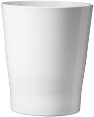 SOENDGENK Keraminis vazonas MERINA, baltos sp., blizgus, 10 x 12 cm 1pcs