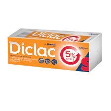 DICLAC Tepalas nuo skausmo Diclac 5% Gel  50g (Sandoz) 50g