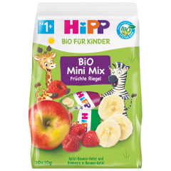 HIPP Ekologiškų vaisių batonėlių rinkinys nuo 12 mėn. 100g